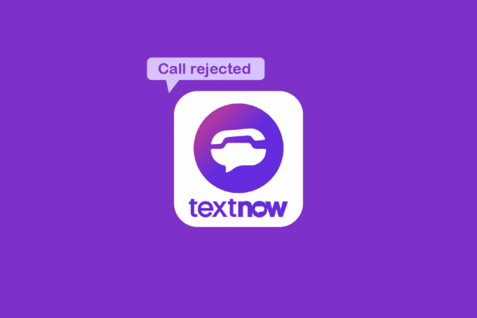 מדוע כתוב ב-TextNow כי שיחה נדחתה?