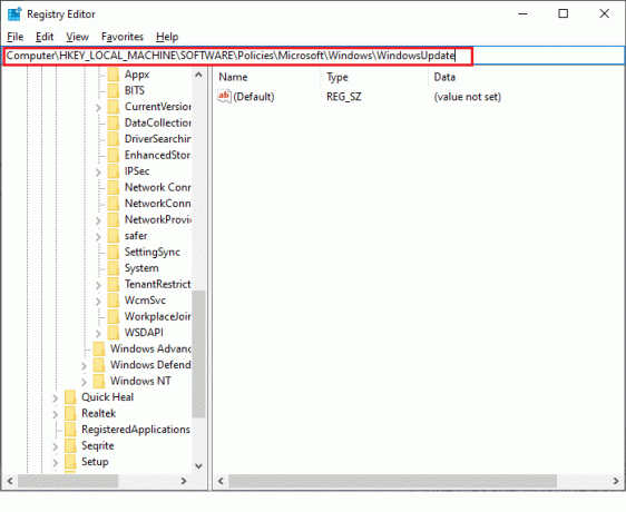 Kopieren Sie nun den folgenden Pfad und fügen Sie ihn in den Navigationspfad des Registrierungseditors ein