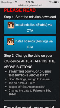 Botón de descarga del sistema operativo Nds4I