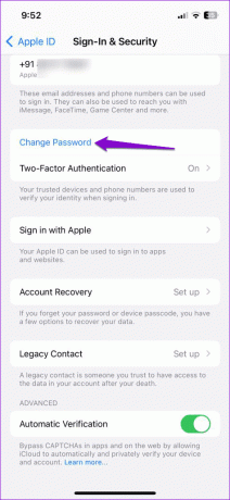 รีเซ็ตรหัสผ่าน Apple ID บน iPhone