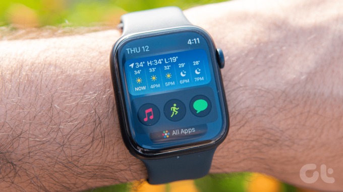 watchOS 10 Smart Stack Apple Watch Series 9 Recenzija