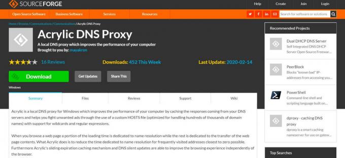 Akryl DNS Proxy | Gratis proxy-software til Windows 10