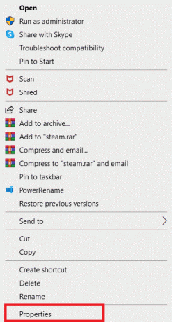 Izberite Lastnosti. Popravite zaklenjeno datoteko vsebine Steam