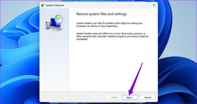 Systemgjenoppretting i Windows 11