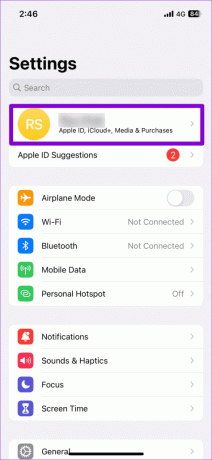 ID Apple sull'iPhone