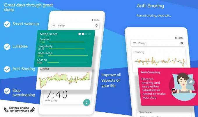 สลีปเป็น Android (Sleep Cycle Smart Alarm) | แอพนาฬิกาปลุก Android ที่ดีที่สุด