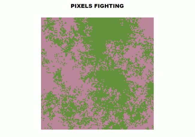 pixel che combattono