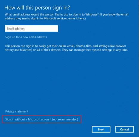 Nieuw gebruikersprofiel maken in Windows 10 pc