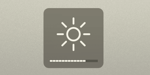 Macbook-skærmens lysstyrke