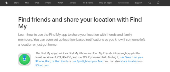 dettagli sui servizi di localizzazione su iPhone