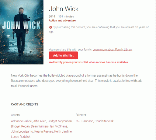 halaman film john wick google play