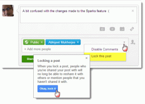 Google+ 업데이트의 추가 공유를 비활성화하는 방법