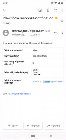 Надсилайте відповіді Google Form на кілька електронних адрес 17