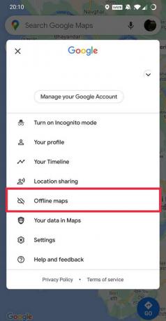Кликните на икону вашег профила и изаберите Офлајн мапе | Како да користите Гоогле мапе ван мреже