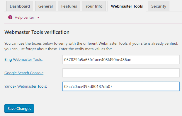 Verificarea metavalorii instrumentelor pentru webmasteri