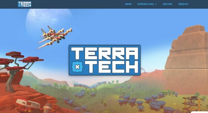Página oficial da TerraTech