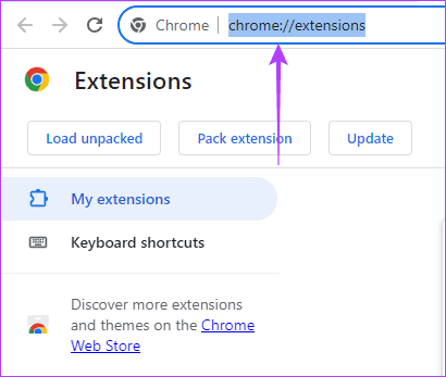 Chrome-Erweiterungsseite 1