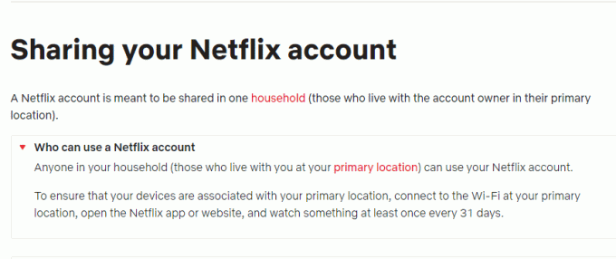 Κοινή χρήση του λογαριασμού σας στο Netflix