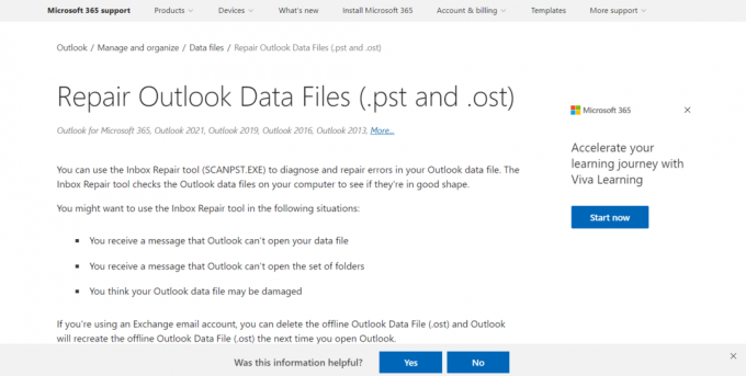 Vyskúšajte oficiálny nástroj na opravu programu Outlook