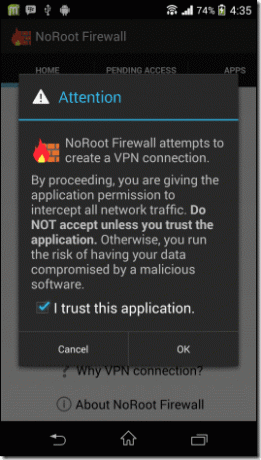 Nessun root firewall 3
