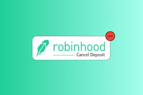 Robinhood 예금을 취소하는 방법