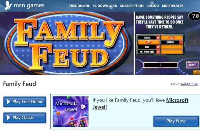 Familiefejde onlinespil af MSN | Sådan spiller du familiefejde på zoom