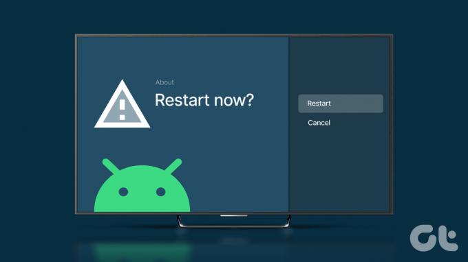 перезапустіть android tv