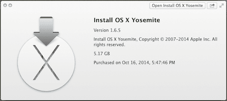 Įdiekite Yosemite USB