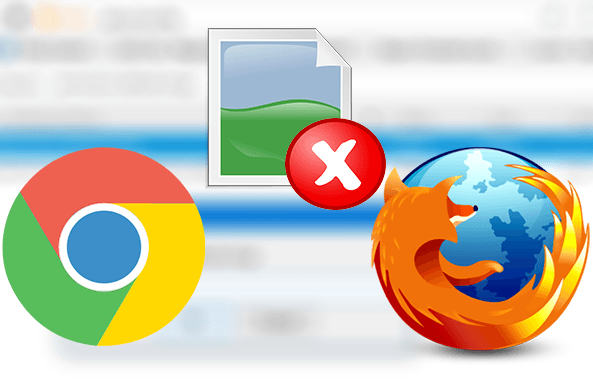 Atspējot attēla video automātisko ielādi Chrome Firefox