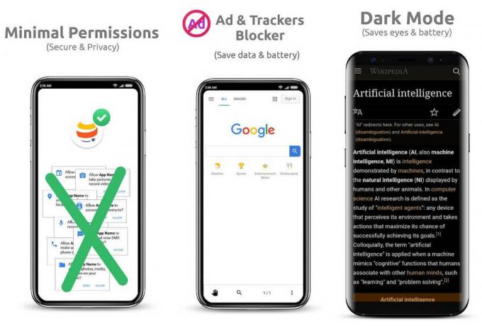 OH 웹 브라우저 - 한 손, 빠른 및 개인 정보 보호 | Android용 최고의 Adblock 브라우저