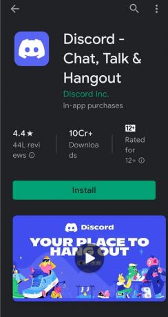 Discord android app playstore