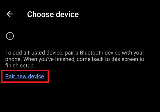 Докоснете Сдвояване на ново устройство. Как да отключите Android телефон без парола