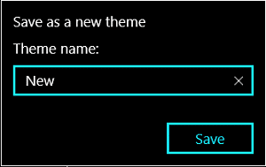Selecione Novo | Alterar a cor do menu Iniciar, barra de tarefas, centro de ações e barra de título no Windows 10