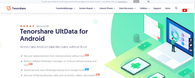 Tenorshare UltData | La mejor aplicación de recuperación para Android