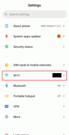Nabídka Nastavení Wi-Fi | najít něčí IP adresu podle telefonního čísla