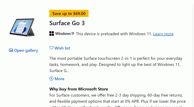 Microsoft Surface Go 
