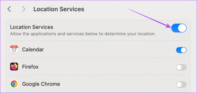 abilitare i servizi di localizzazione su mac