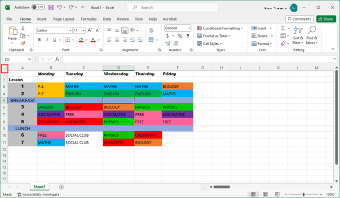 Napsauta nuolimerkkiä | Excelin selkeä muotoilupikakuvake