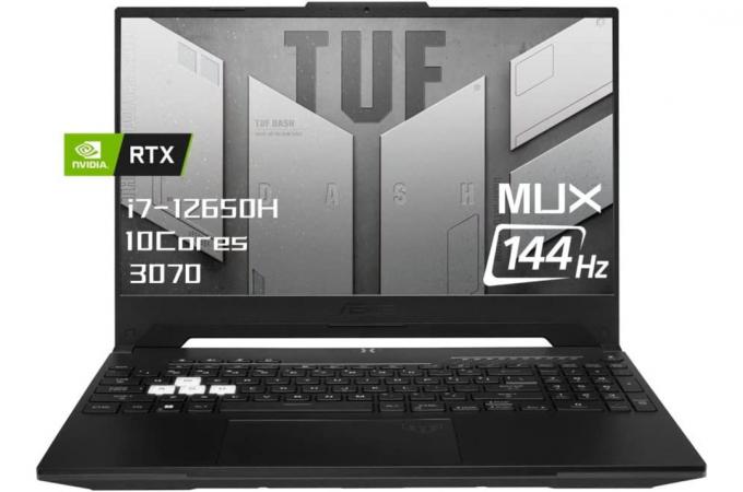 Notebook gamer ASUS TUF Dash 15 RTX 3070