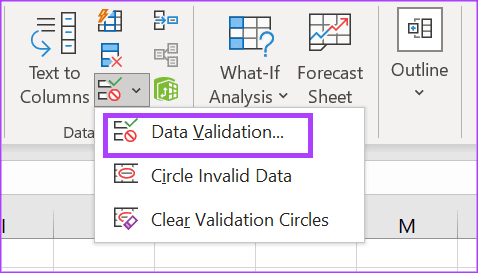 hur man använder datavalidering i Microsoft Excel 4