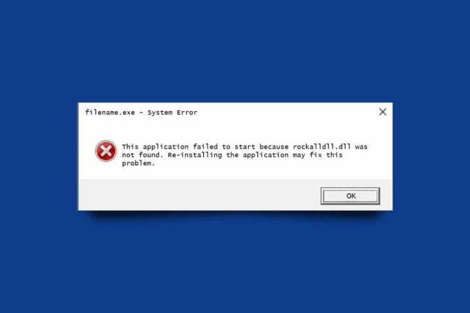 Kaip išspręsti Rockalldll.dll nerasta problemą sistemoje Windows 10