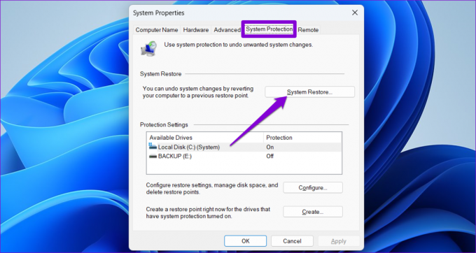 Отворете Възстановяване на системата в Windows 11