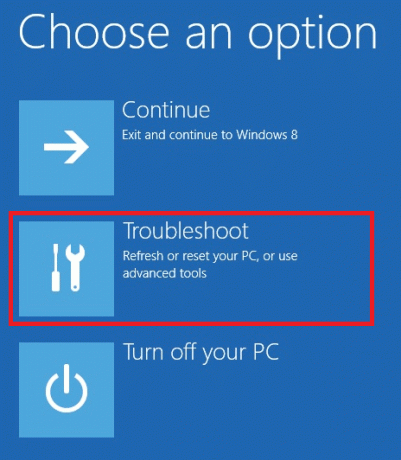 Klicken Sie hier auf Fehlerbehebung. Beheben Sie den Fehler „Handle ist ungültig“ in Windows 10