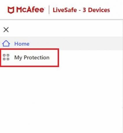Faceți clic pe Protecția mea | cum să dezactivezi temporar antivirusul