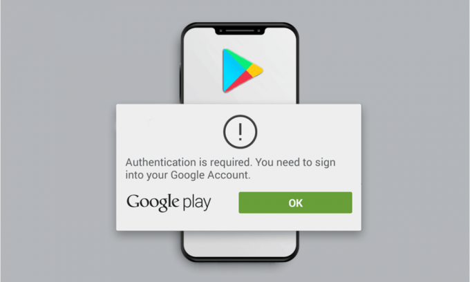Διορθώστε το Σφάλμα Απαιτείται έλεγχος ταυτότητας Google Play στο Android