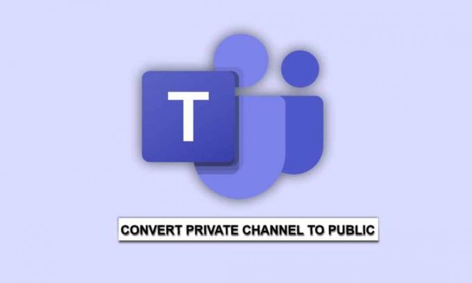 Come convertire il canale privato in pubblico in Teams