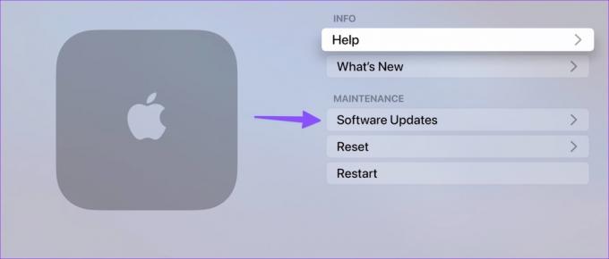 Programuppdatering på Apple TV