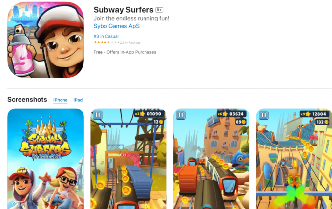 Surfistas del metro. Los 37 mejores juegos de iPhone sin conexión gratis