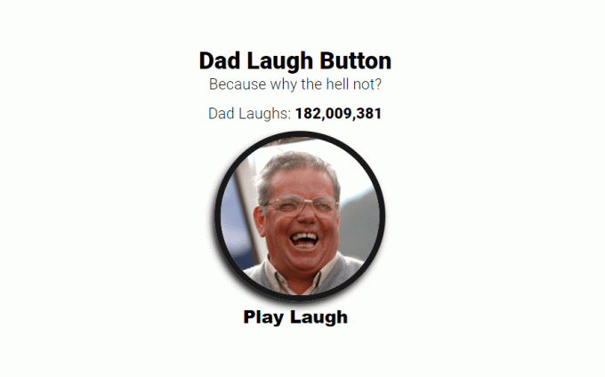 tėčio juoko mygtukas