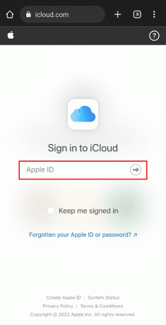 Connectez-vous avec votre identifiant Apple et votre mot de passe | Comment envoyer un ping à un iPhone